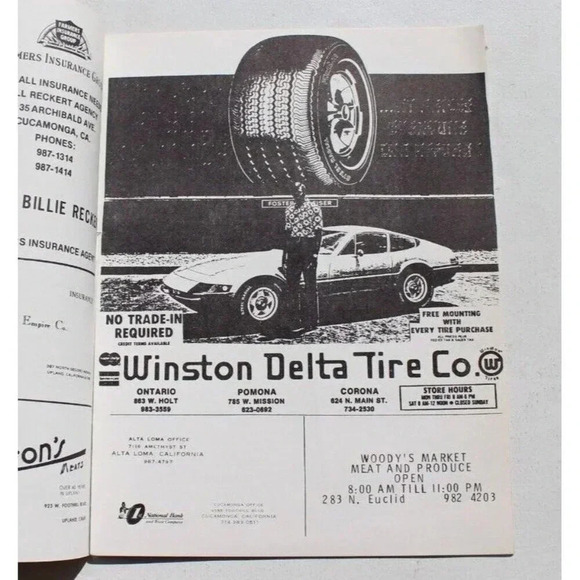 VTG 1975 Upland Colts Baseball ALL STAR GAME Souvenir Magazine MLB - Picture 3 of 5